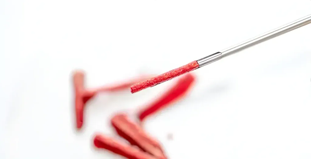 PercuGraft tip — minimally invasive 8-gauge access for cancellous bone dowels